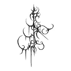 Neo Sigilism Tattoo Design Vector