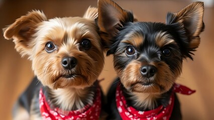 Valentine's day pups