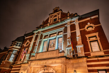 The Athenaeum formerly known as Das Deutsche Haus, an architectural gem completed in 1898 in downtown Indianapolis, Indiana