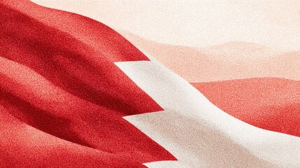 Celebrate Bahrain National Day With a Bold Red Design and Space for Messages Honoring the Spirit of the Nation and Its Heritage