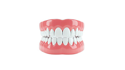 Fototapeta premium Realistic Model of Human Teeth and Gums
