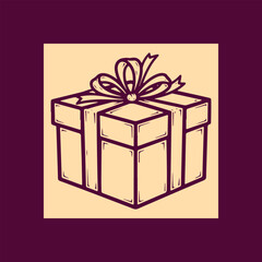 A beautifully wrapped gift box with a ribbon and bow