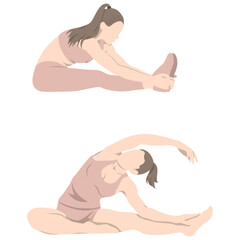 Woman Exercise to Stretch.