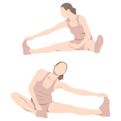 Woman Exercise to Stretch.