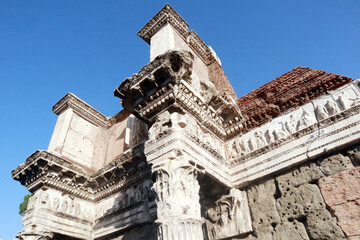 The ruins of the historic Roman Forum, Rome, Italy © Scarlet_Mari