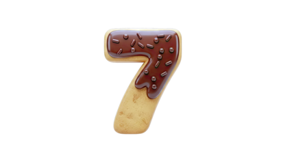 Chocolate Frosted Cookie Number 7