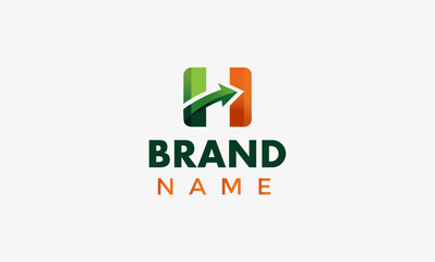 Corporate Growth Arrow Logo Design for Brand Identity