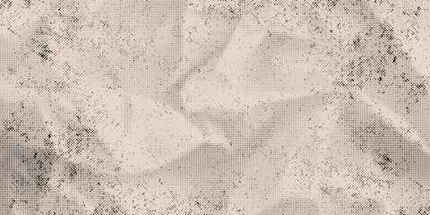 Abstract Dotted Halftone Retro Paper Print Texture Vector Background