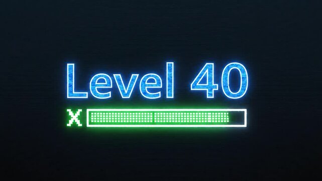 Level Up Experience Points Progress Bar Animation