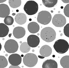 Abstract Gray Polka Dot Pattern Background