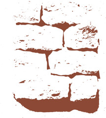 Brown Grunge Paint Stroke Texture