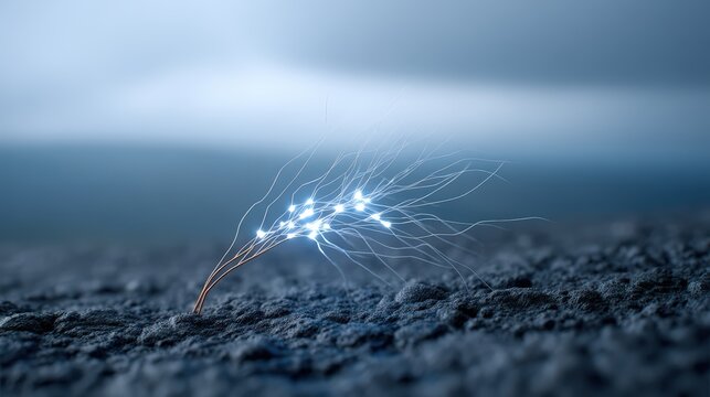 Hive-mind mycelium network with fungal-computing roots, sprawling in a derelict alien derelict, pulsating with xenobiological rhythms, in chitinous black and fungal bioluminescence. Alien sci-fi,