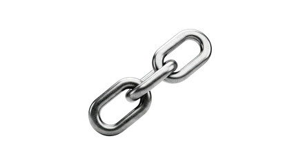 Close-up of a Metal Chain Link