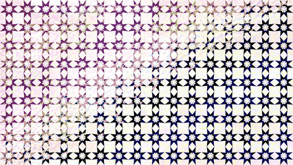 Black And White Geometric Star Pattern