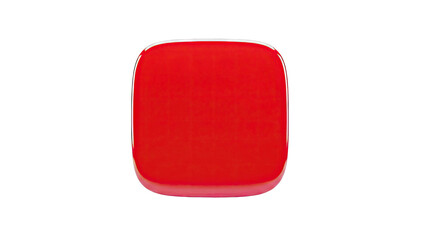 Glossy Red Rounded Rectangle