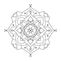 Layered Flower Mandala