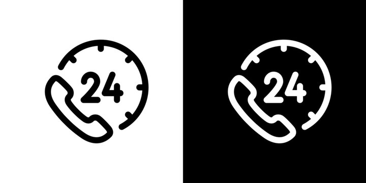 24時間サポート・コールセンターのアイコン