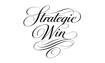 Win Achievement Quote Typography Design &ndash; Success and Motivation Vector