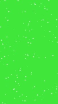 animation looping video green screen fall snow chroma key