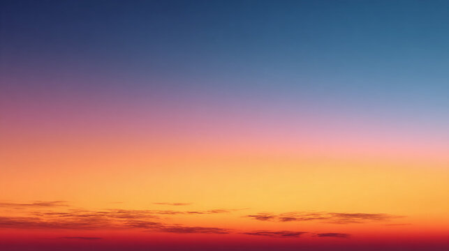 A mesmerizing sunset with vibrant hues painting the sky