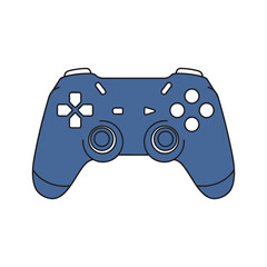 Blue video game controller Vector © MultiForma