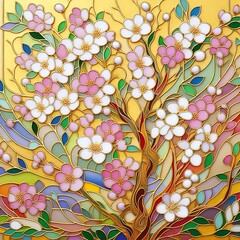 abstract floral background