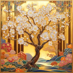 abstract floral background