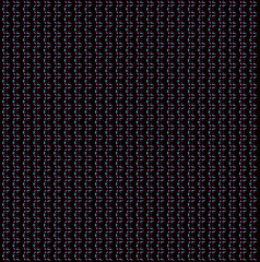 Simple geometric polka dot seamless pattern Pink and blue small polka dot borders on a black background