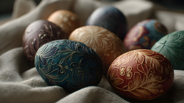 chocolate easter eggs - Powered by Adobe