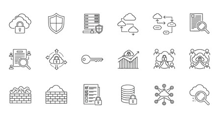 Illustrations of cybersecurity concepts