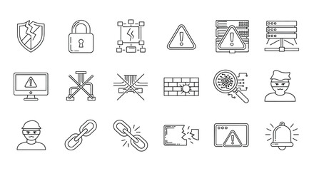 Security and privacy icons