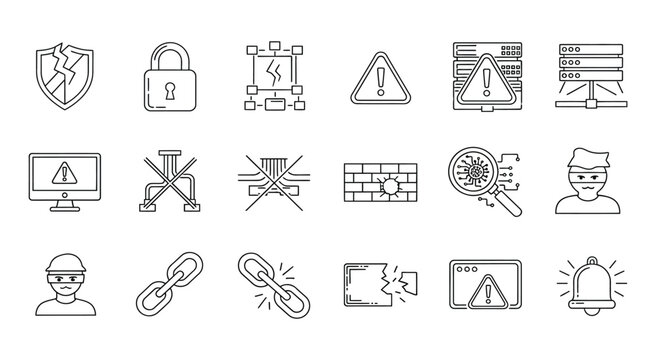 Security and privacy icons