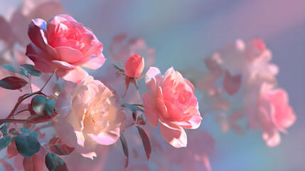 pink magnolia flowers