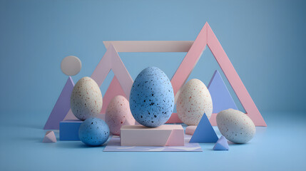 colorful easter eggs