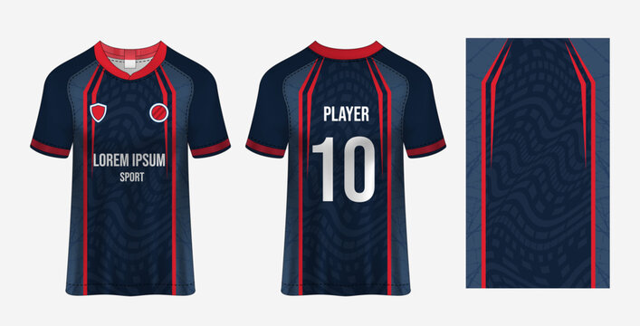 Sport jersey design fabric textile for sublimation
