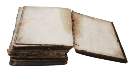 Vintage Book with Aged Pages and Cover