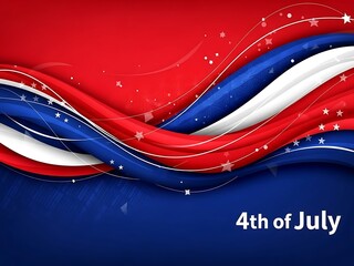 4th of July Celebration Abstract Background