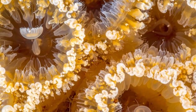 Upside-Down Jellyfish Colony Macro, Cassiopea andromeda