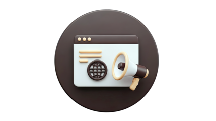 Digital Marketing and Announcement Icon