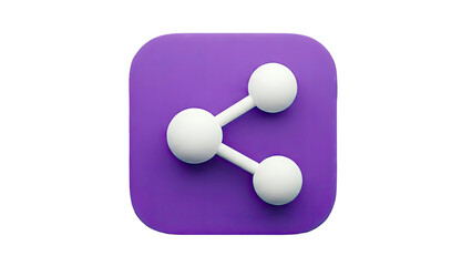 3D Share Icon