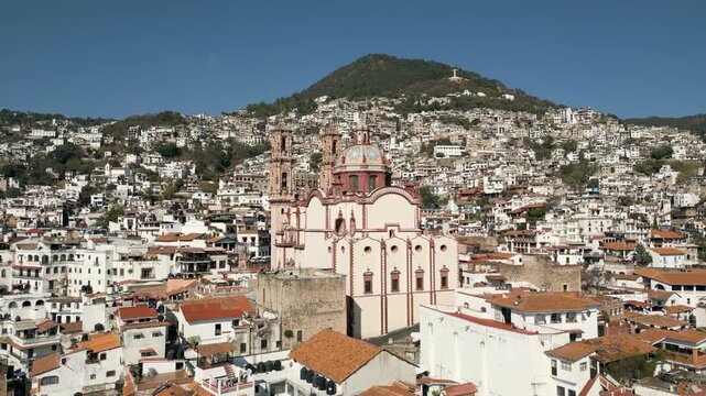 Iglesia colonial, Taxco de Alarc&oacute;n Guerrero, M&eacute;xico