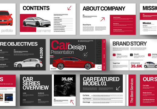 Modern Car Design Presentation Template