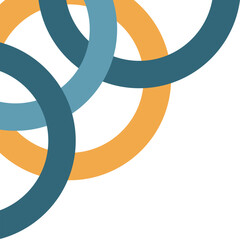 Business Geometric Corner Illustration