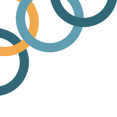 Business Geometric Corner Illustration