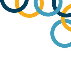 Business Geometric Corner Illustration