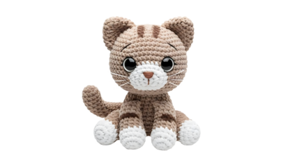 Cute Amigurumi Crochet Cat Plush Toy