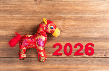 chinese traditional horse ornaments for chinese new year decoration,2026 is year of the horse