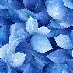 Seamless bluebell petals texture background pattern