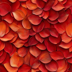 Seamless dahlia petals texture background pattern