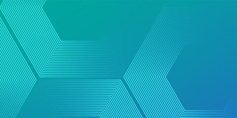 Geometric lines simple design modern art pattern blue